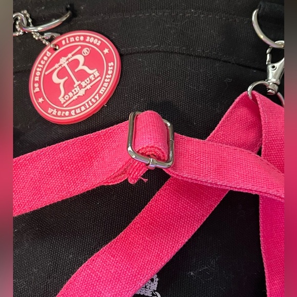 Robin Ruth Pink/Black Crossbody. -Gently used - Picture 9 of 9